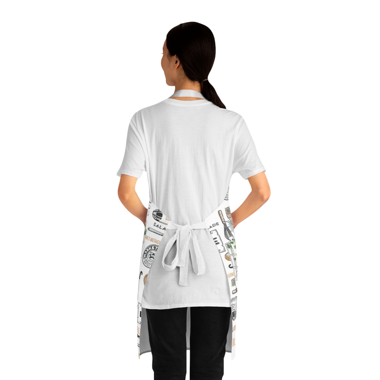 Baking Kitchen Apron – Vintage Bake & Utensils All-Over Print