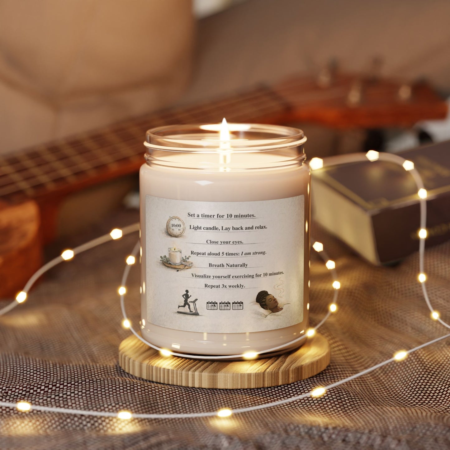Soy Scented Candle 9oz — Relaxation & Meditation Rituals