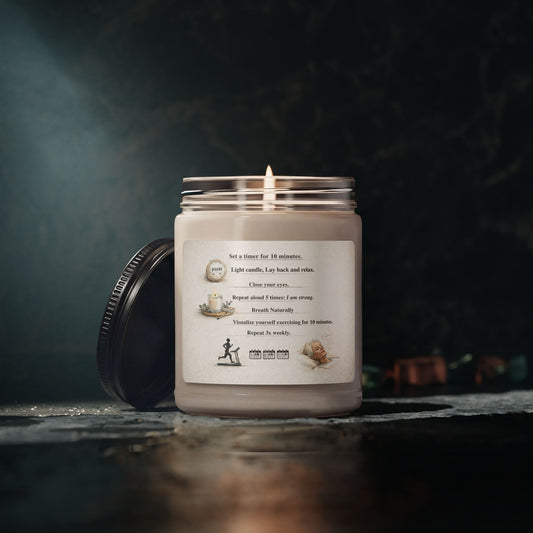Relaxing Scented Soy Candle 9oz — Meditation & Sleep Aromatherapy Candle