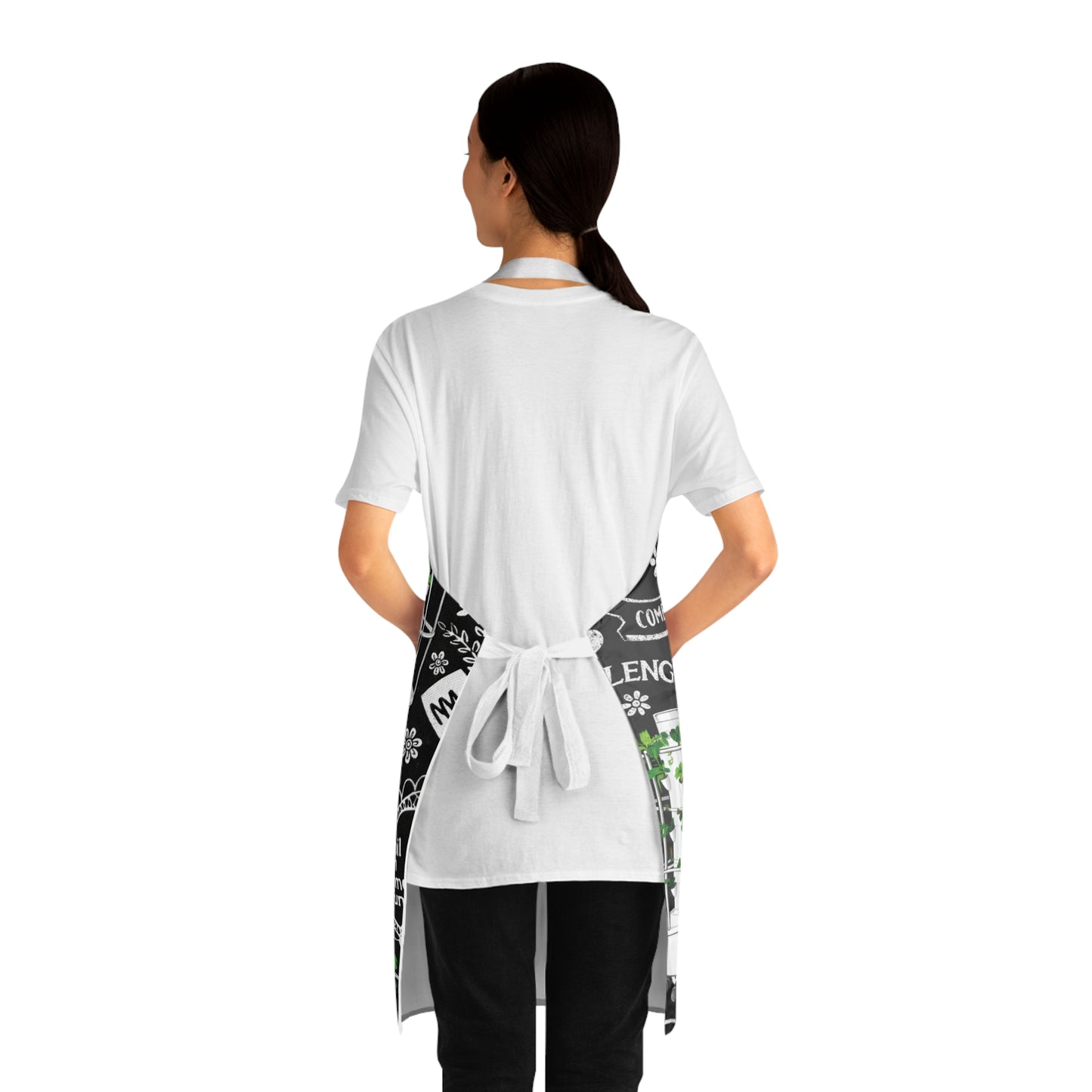 Herb Garden Chalkboard Apron — 'Recipe for Friendship' Plant & Cooking Bistro Apron