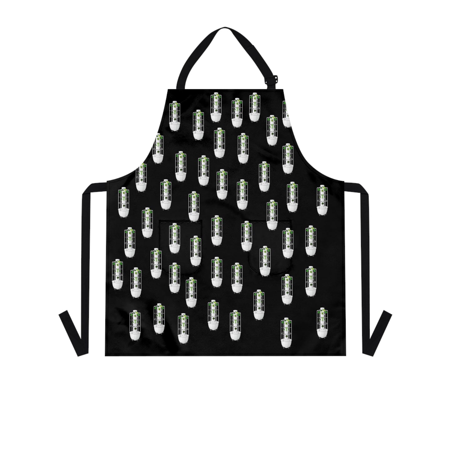 Battery Pattern Apron — Funny Energy Cell Kitchen Apron