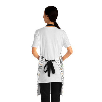 Baking Kitchen Apron – Vintage Bake & Utensils All-Over Print