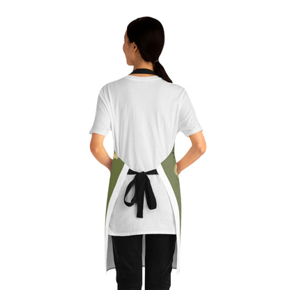 Botanical Grow Up Apron — Green Floral Garden Planting Apron